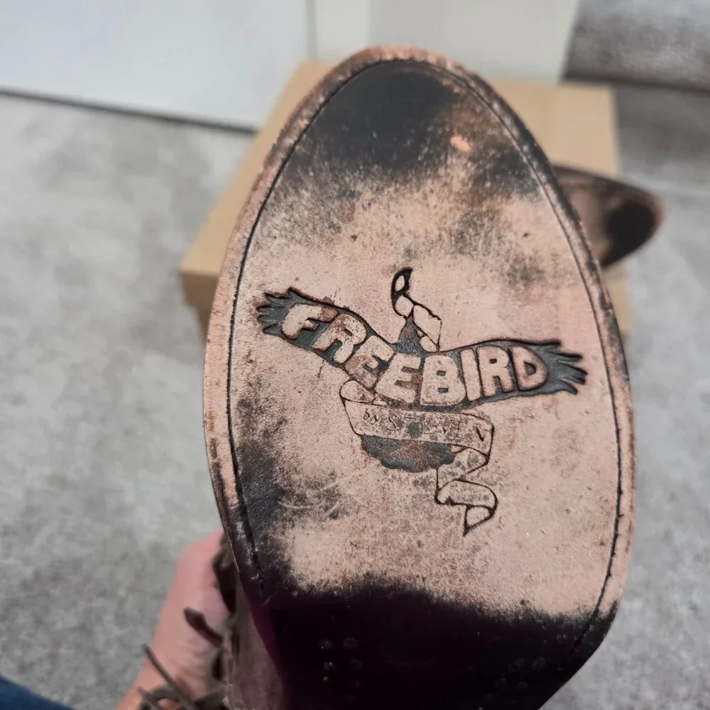 Freebird by Steven OG Gray Suede Belle Bootie, Size 10 - Picture 6 of 9